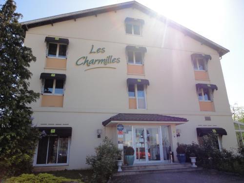 Отель Logis Les Charmilles Chalon-Sur-Saone Sud Lux Экстерьер фото